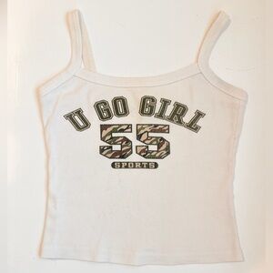 “U Go Girl” 55 vintage tank